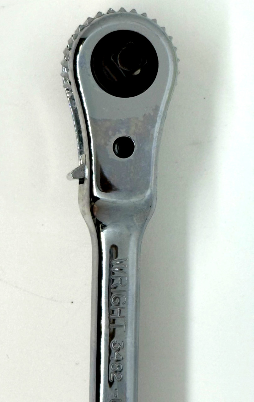 WRIGHT 3482 7-7/8 3/8 AND 1/4DR open head combination ratchet