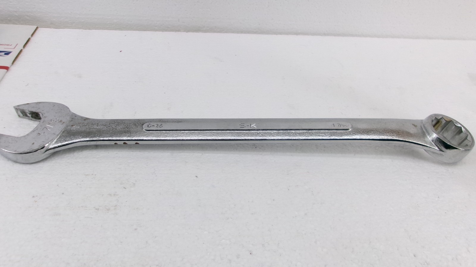 S-K tools 1-7/16″ Alloy SAE Combination Wrench 12 point C-46 SK USA Nice!