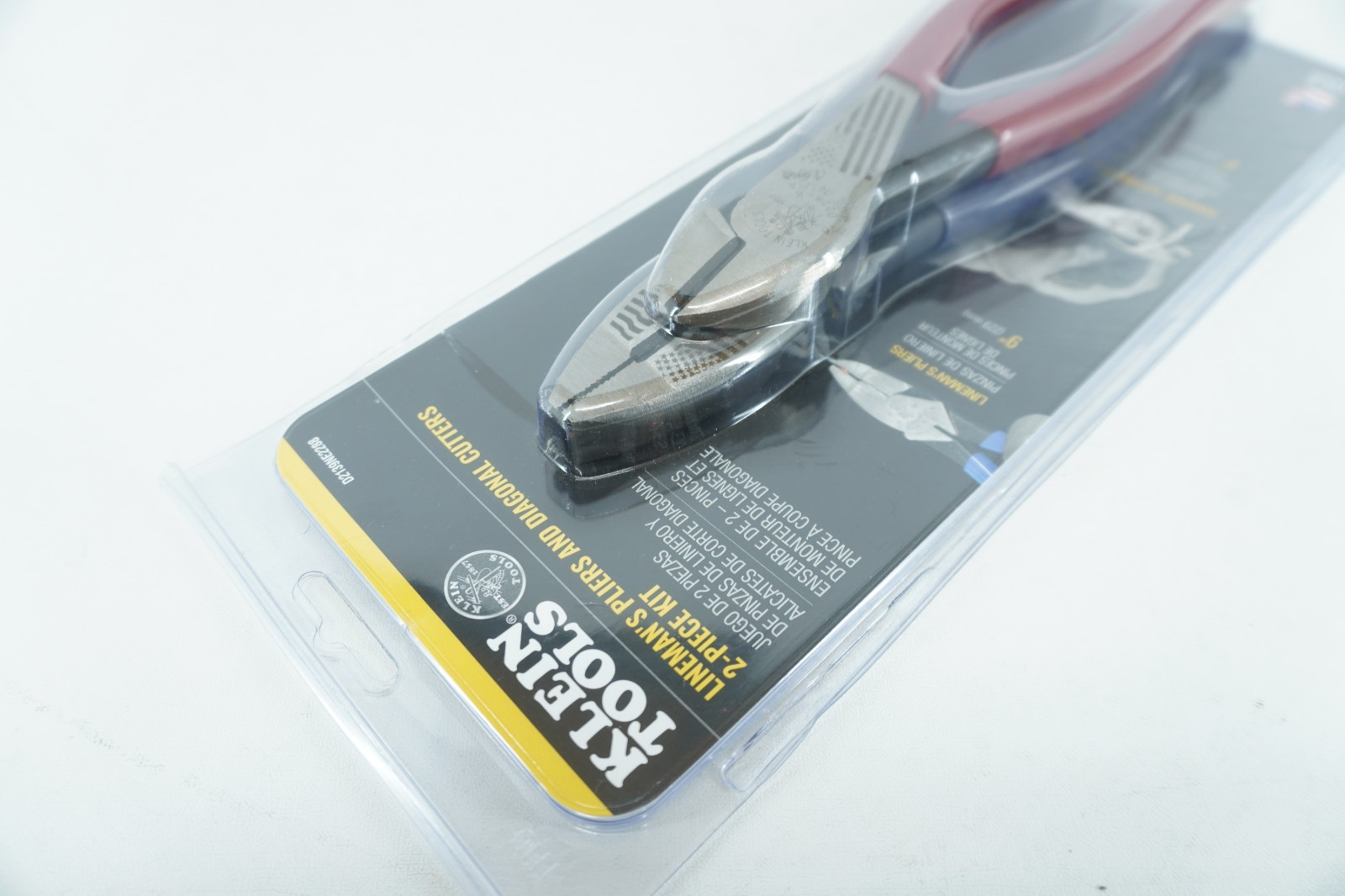 KLEIN TOOLS D2139NE2288 LINEMAN’S PLIERS AND DIAGONAL CUTTERS 2-PIECE KIT NEW