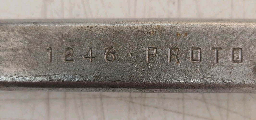 PROTO Tools 1246 Professional 1-7/16″ 12Pt Large Combination Wrench Made In USA