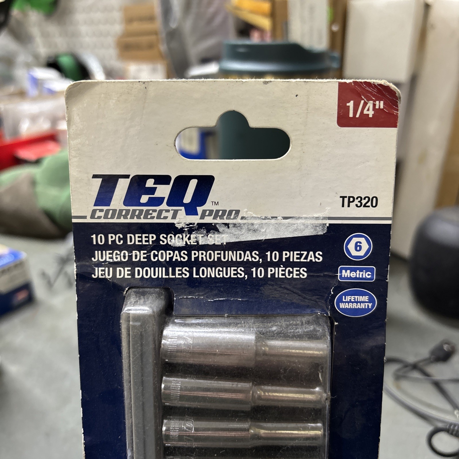 TEQ Correct Pro TP320 – 10 Pc. Deep Socket Set