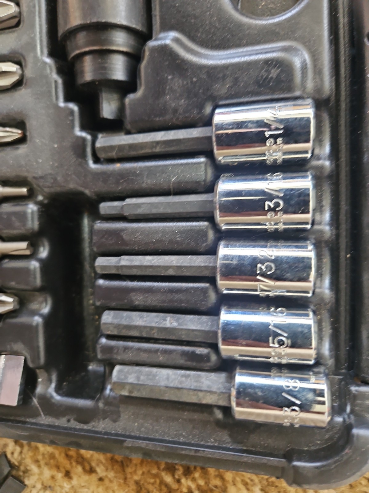 Proto Hand Impact W/ IMPACT sockets SET ALAN BITS AN IMPACT DRIVER’S SOCKETS