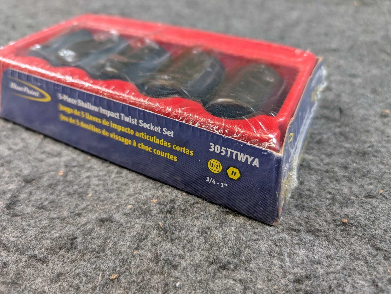 Blue-Point 5pcs Shallow Impact Twist Socket Set 305TWYA (461457)