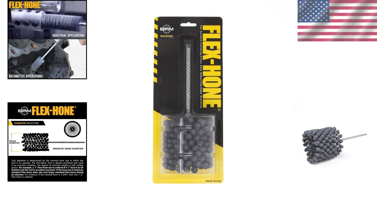 Self-Centering Silicon Carbide Brush – 3″ 240 Grit