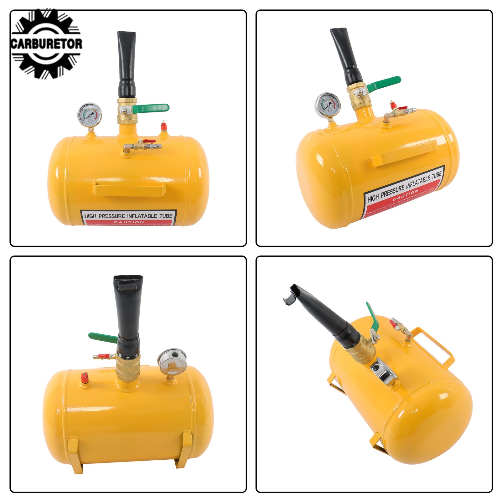 New 5 Gallon Heavy Duty Air Tire Bead Seater Blaster Seating Tool 145 psi
