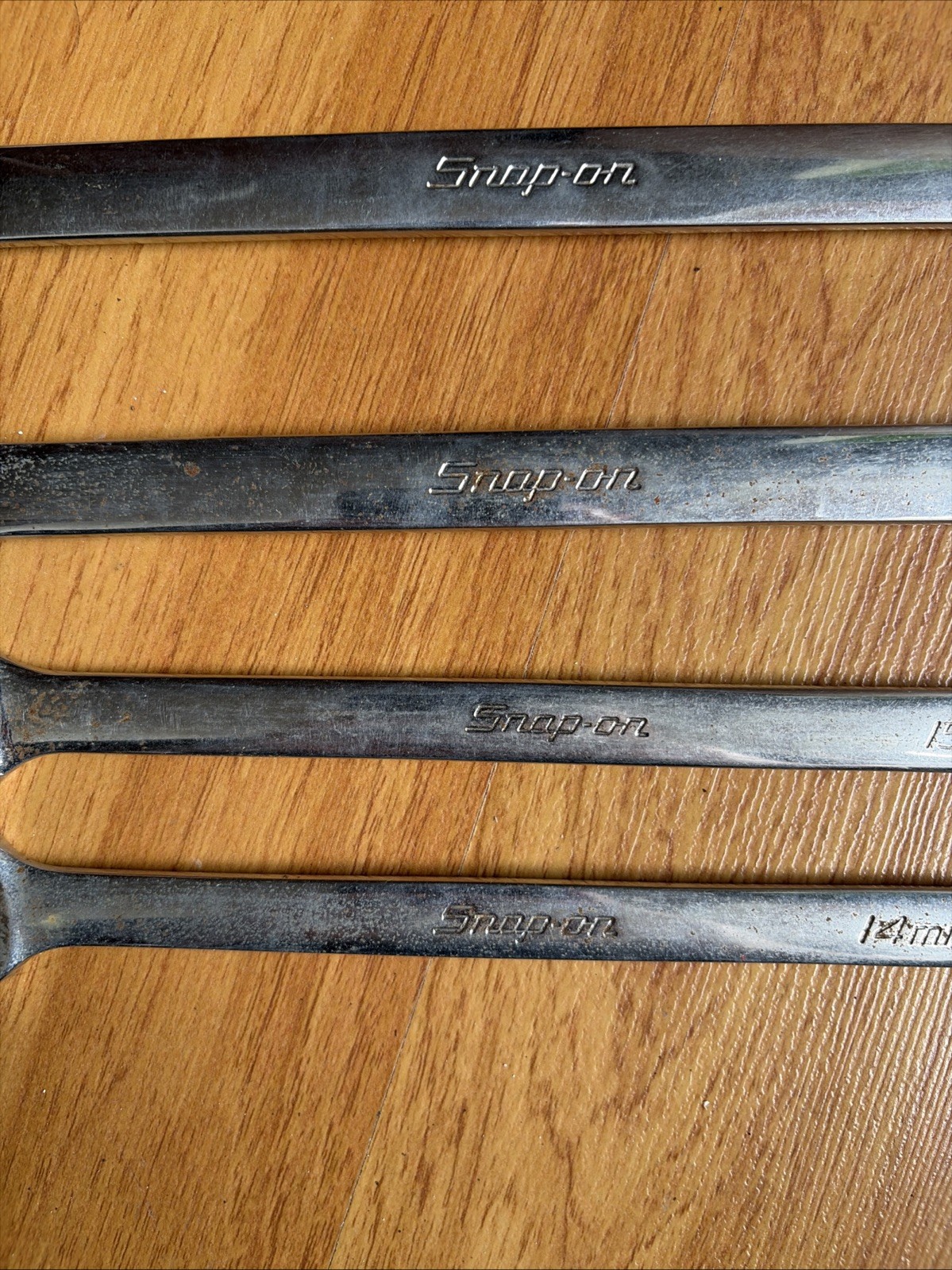 Snap On USA Tools Set 4 OEXM40A/50A/180A OEXM190A Combination Wrench 19 18 15 14
