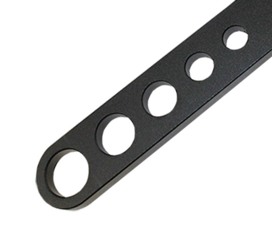 Black Aluminum Wrench, AN Fitting Wrench Hex # 20 or 1-1/16″, Hard Anodized AN20