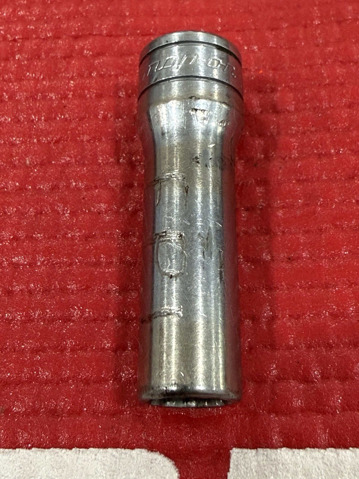 Snap On Tools 3/8” Drive 12 Point 3/8” SAE Deep Socket SF121, USA Made