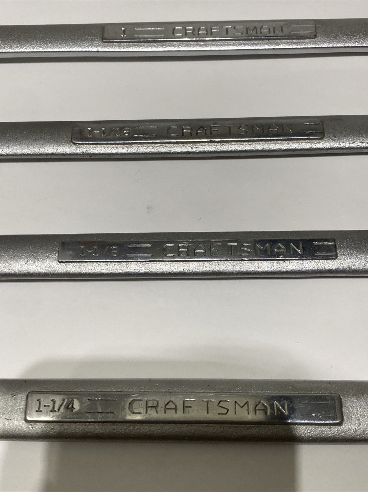 Craftsman SAE Combination Wrench Set, 12 pt (1″ – 1 1/4″) – 4 pcs “V”