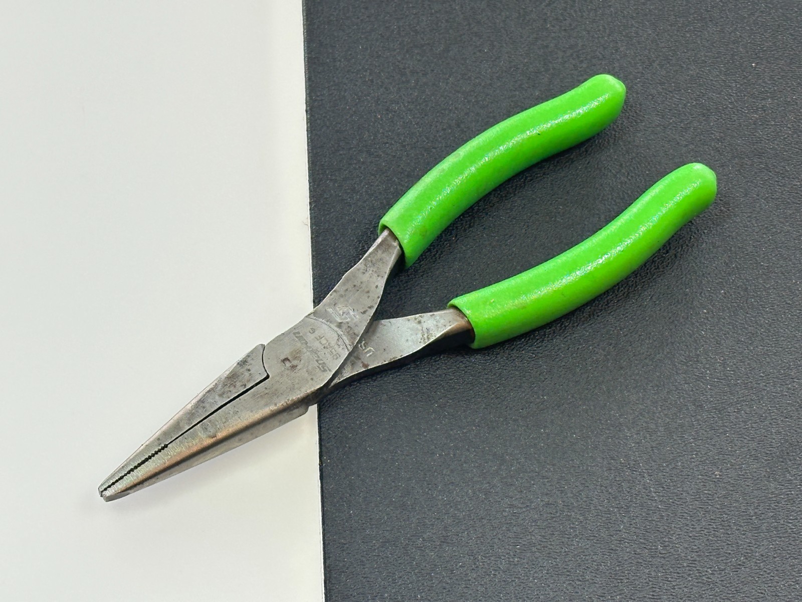 🇺🇸 Snap-on Tools USA 95ACFG GREEN 6″ Soft Comfort Grip Needle Nose Pliers