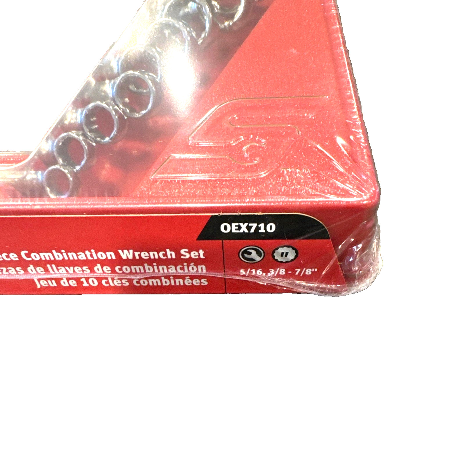 New Snap-on™ OEX710 10-pc 5/16″ – 7/8″ 12-Point Box Open Combination Wrench Set