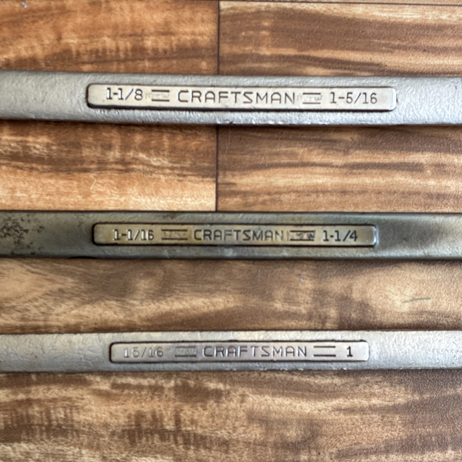 Craftsman Box End Wrench Lot 1-1/8″ x 1-5/16″ – 1-1/16″ x 1-1/4″ USA 43935 43934