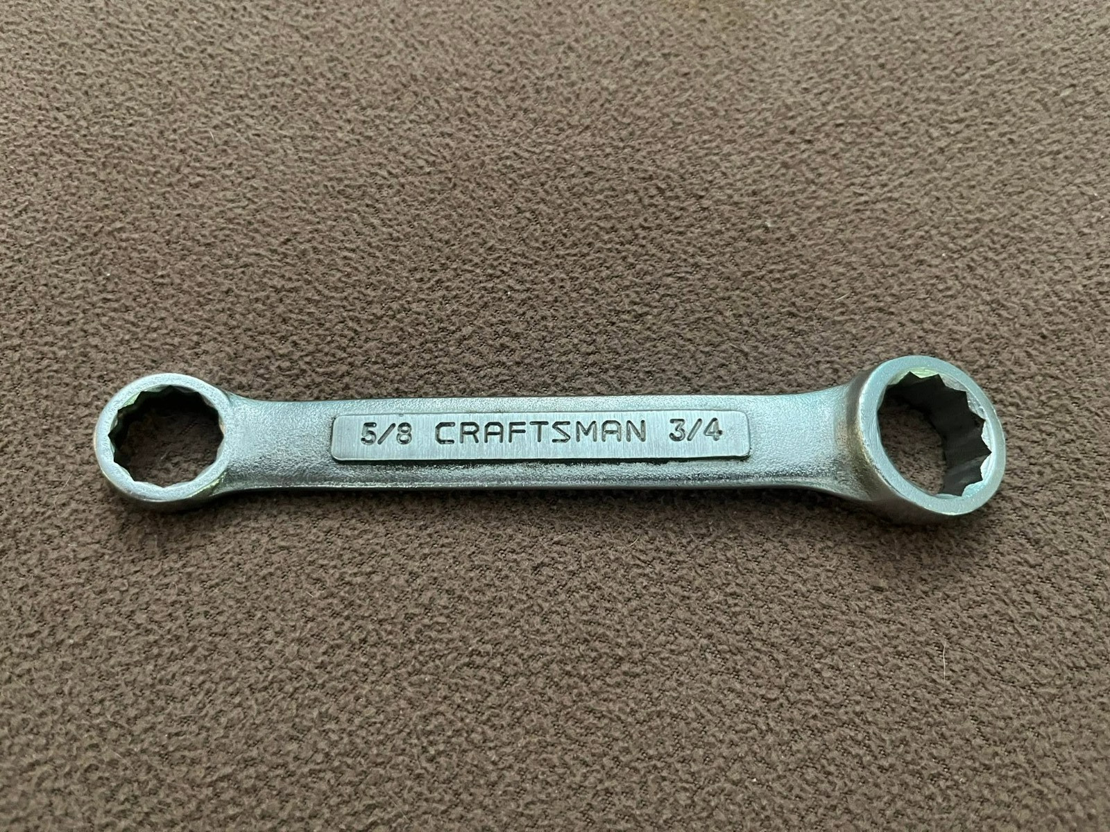 Vintage Craftsman Tools -VV- 5/8″ x 3/4″ Stubby Box End Wrench, 43865, USA
