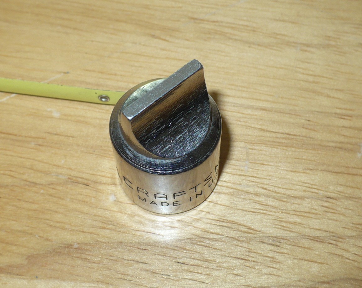 Vintage Craftsman 3/4″ Drag Link Socket 44512 -V- 1/2″ Drive