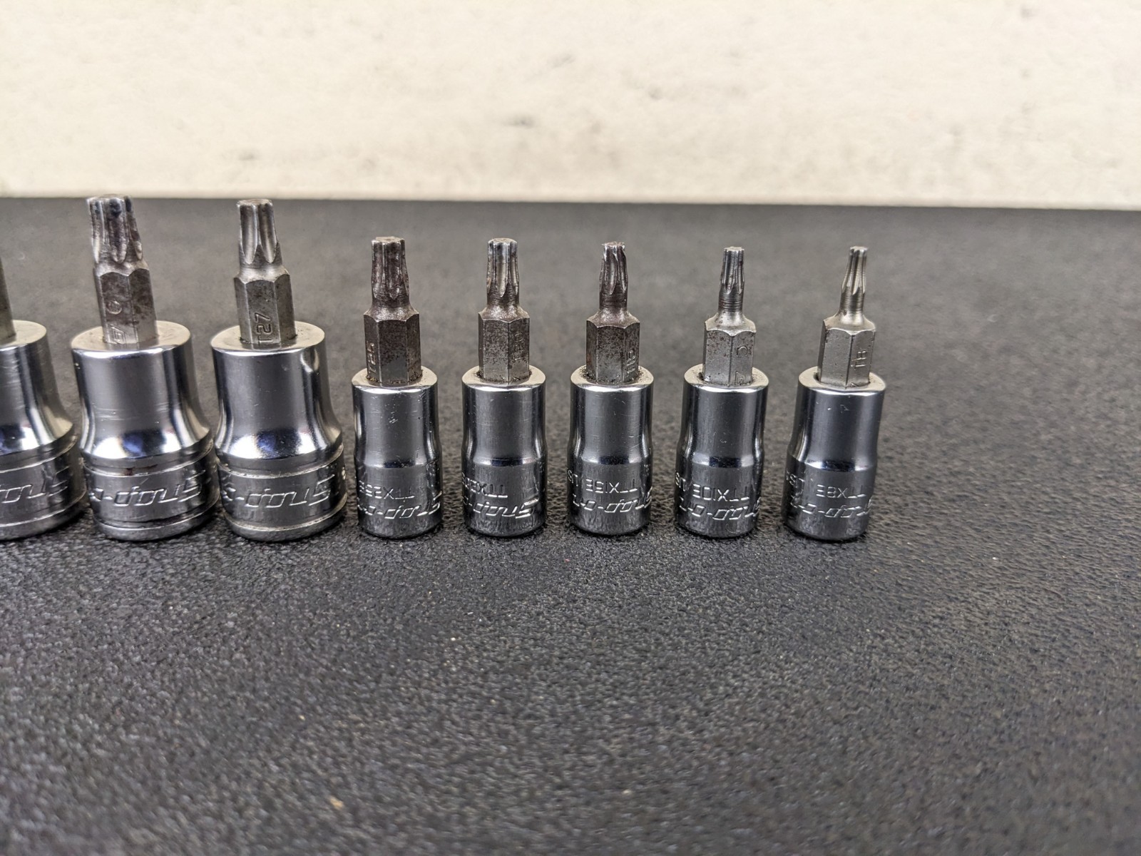 #bp500 Snap-on Tools 12 Pc Combo Drive TORX Bit Socket Set 212EFTXY