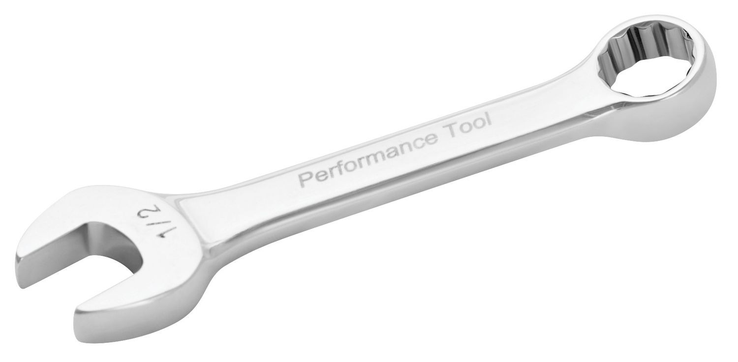 Performance Tool W30516 1/2 Inch Stubby Combo Wrench