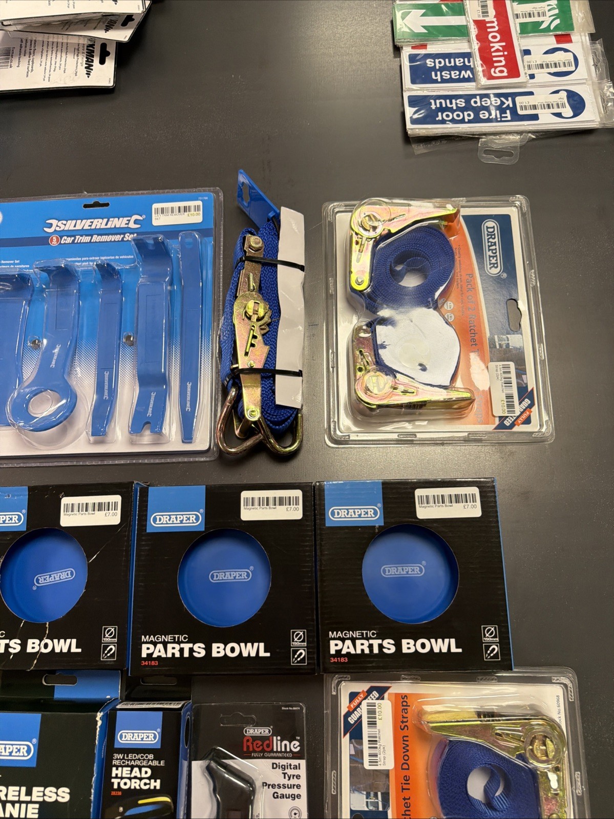 Draper & Silverline Various Products – job lot