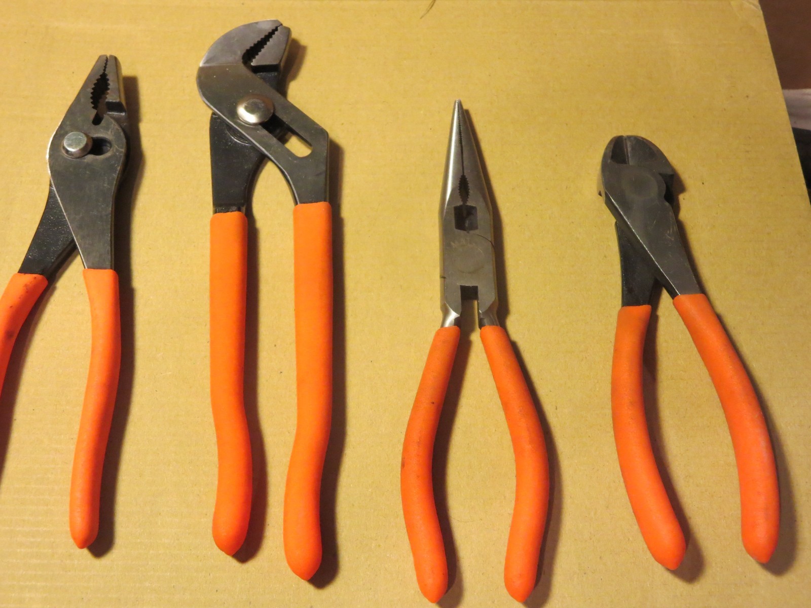Matco SPU4M 4Pc. universal Pliers Set Orange Used