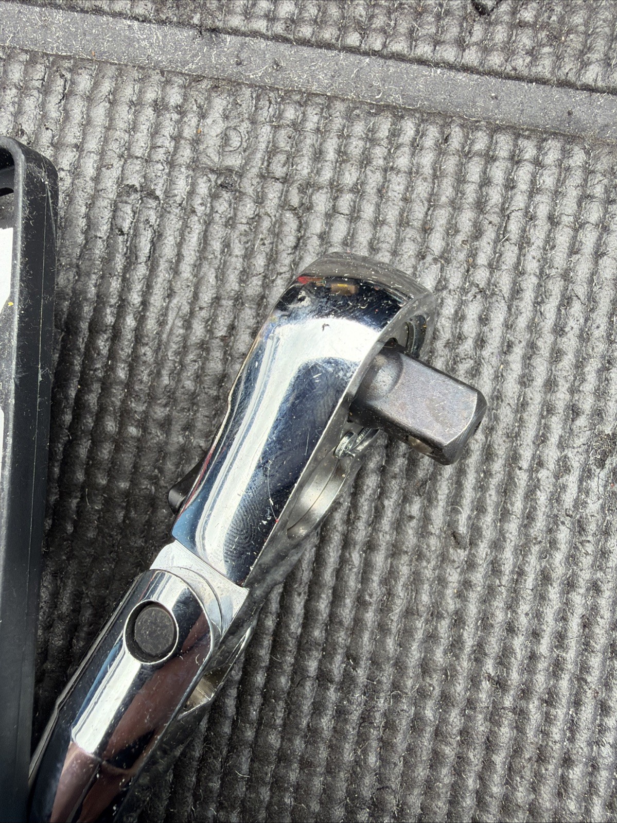 Sears Craftsman Nos 3/8” Drive Stubby Flex Head Ratchet 44834 Full Polish Import