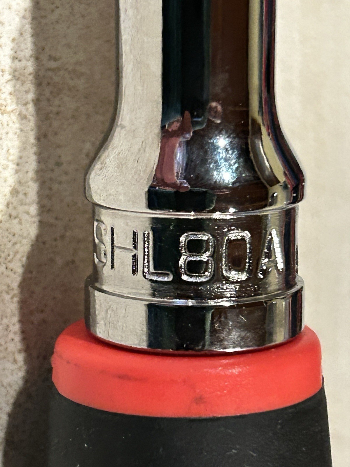 NEW Snap-on Tools SHL80A Long Handle Ratchet 1/2″ Drive- Red Made in USA