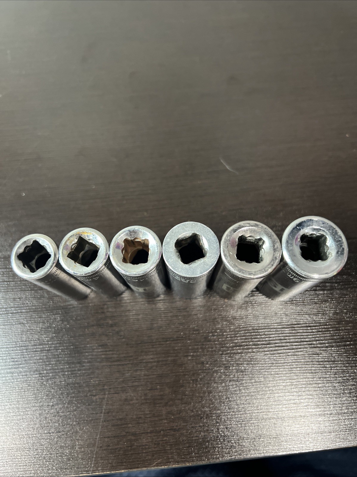 Craftsman 3/8” Drive Deep 6-point Metric Socket Set 6-piece 13-14-15-17-18-19mm