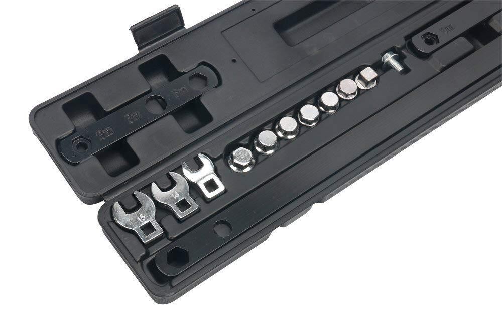 16 Pieces Ratcheting Serpentine Belt Wrench Tool Remove & Install Kit