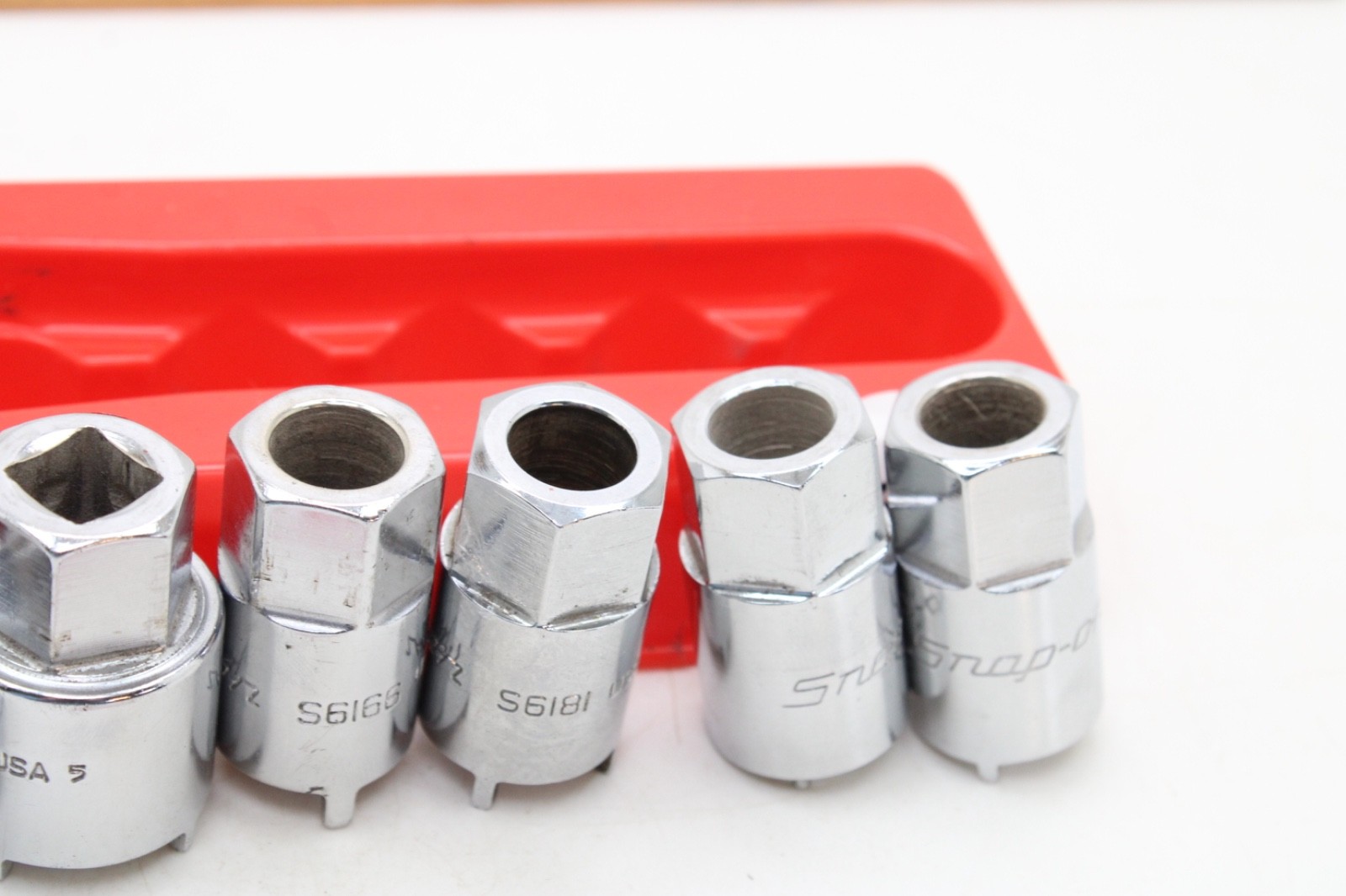 Snap on RARE 2006ANT 6-Piece Chrome Vehicle Antenna Nut Socket Set USA