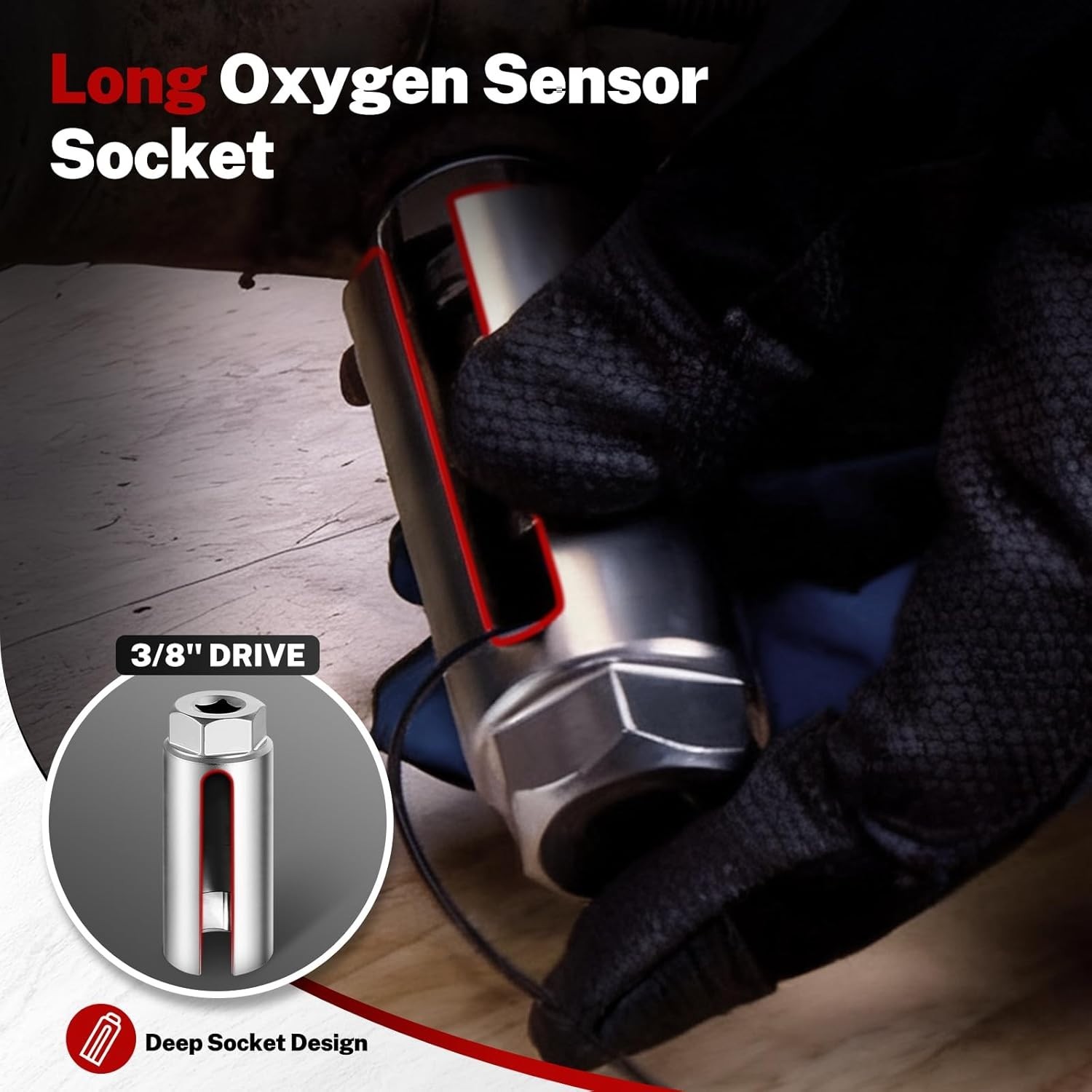 Versatile 5PCS O2 Sensor Set with Thread Chasers – Compatible with Most Vehicles