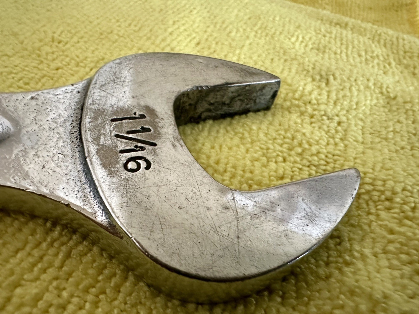 SNAPON Double Open End Wrench 1 1/16” And 1 1/8”. VS3436.