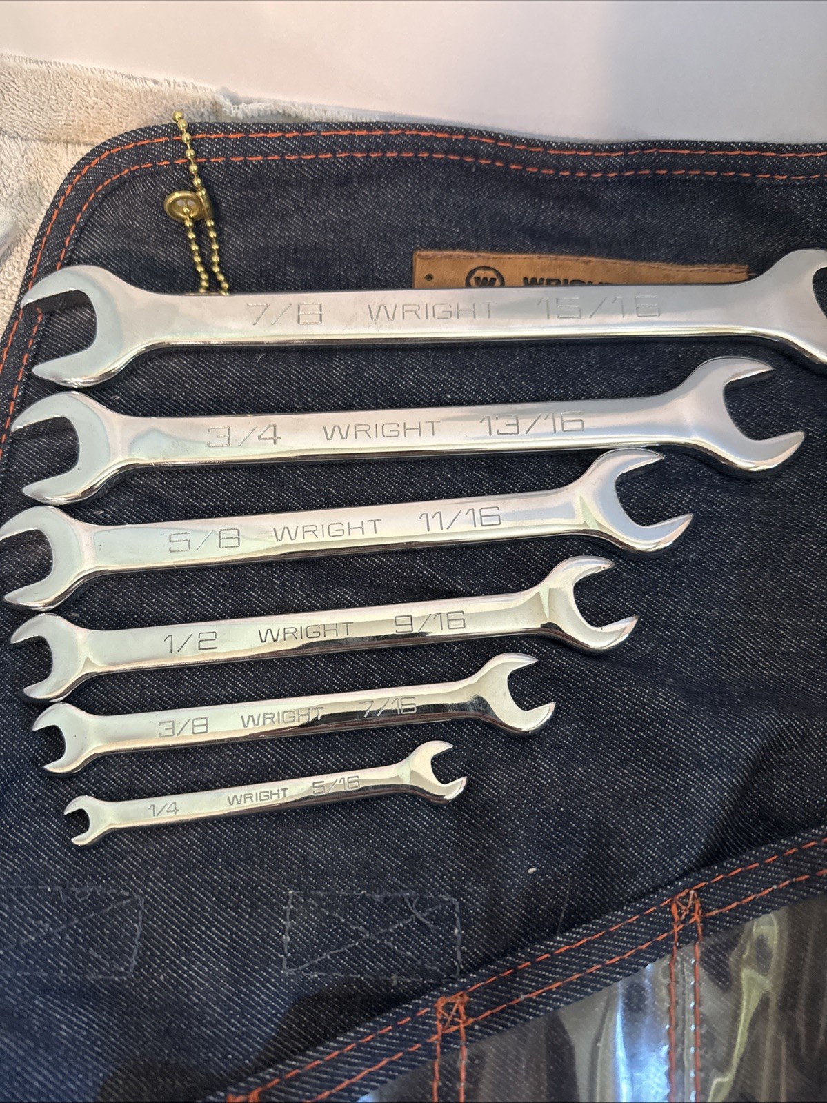 Wright Tool 6 pc. Open End Wrench Set 1/4 In. to 15/16 In. # 736