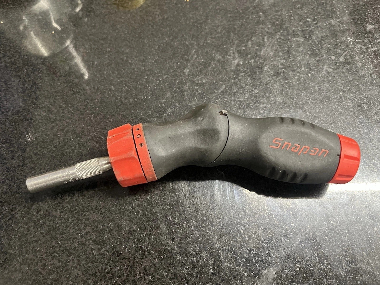 Snap On Soft Grip Ratcheting Five-Position Screwdriver Handle SGDMRCE4