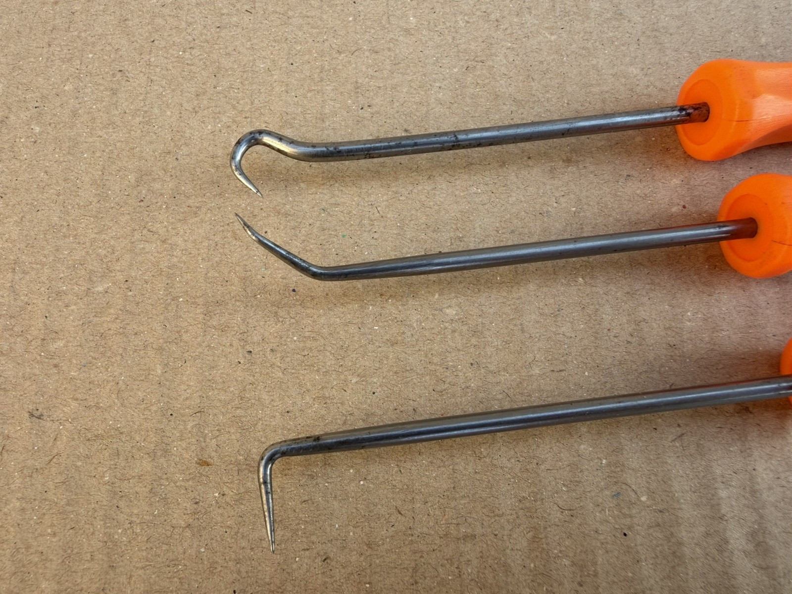 Snap On Hard Handled Orange Pick Set Rare In Wallet ASA204A