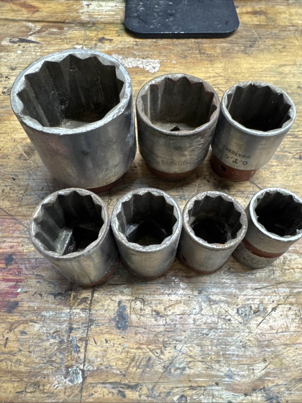 OTC 3/4” Socket Group 12pt 1 7/8 1 5/16 1 1/8 1 1/2 1” 15/16 7/8