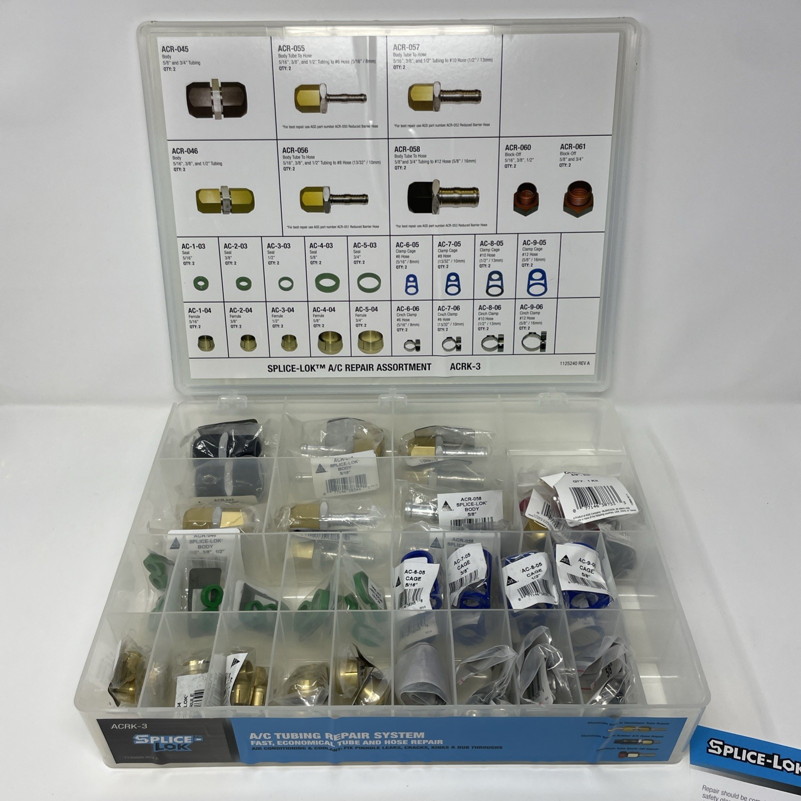 Splice Lok ACRK-3 A/C Tubing Repair System Fitting Assortment
