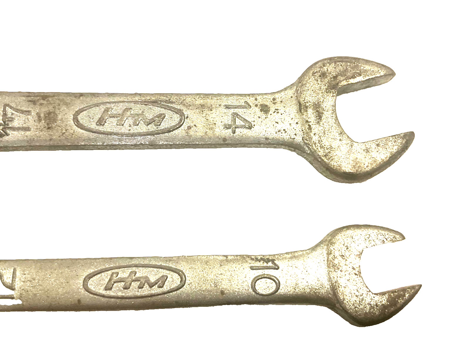 (2) HONDA MOTORS OPEN END WRENCHES, 10mm x 12mm & 14mm x 17mm, for MOTORCYCLE