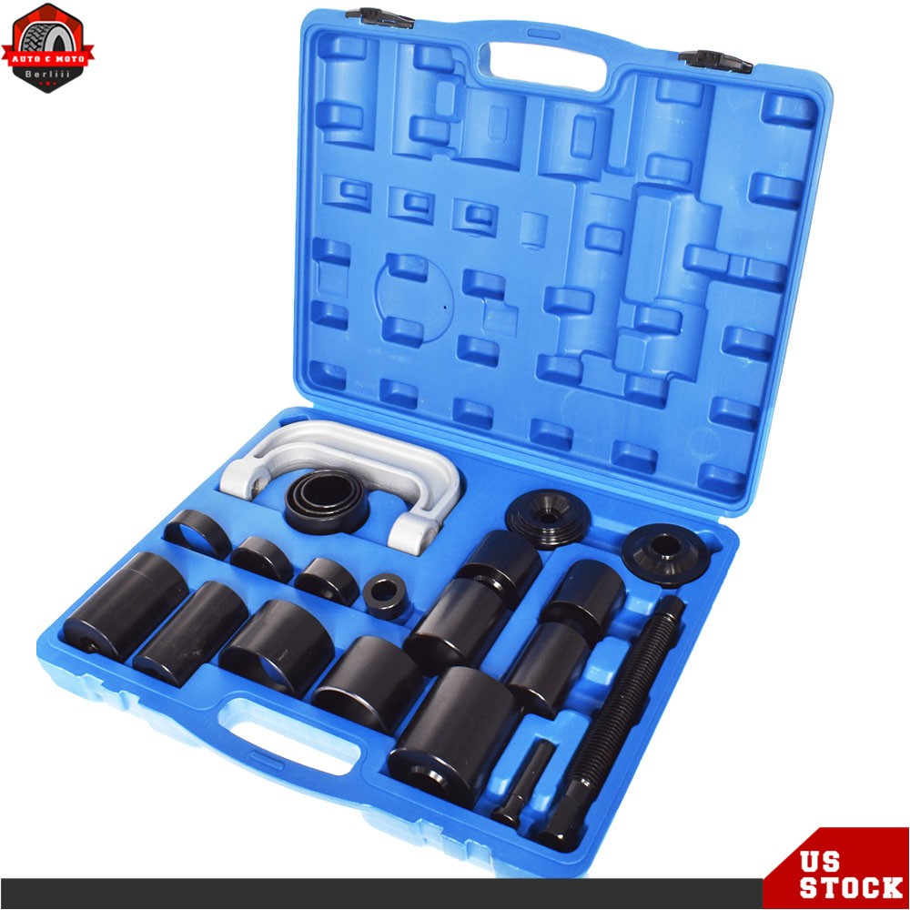 Ball Joint Press Tool Kit 21PCS w/ C-Frame & Adapter Set for Removal & Install
