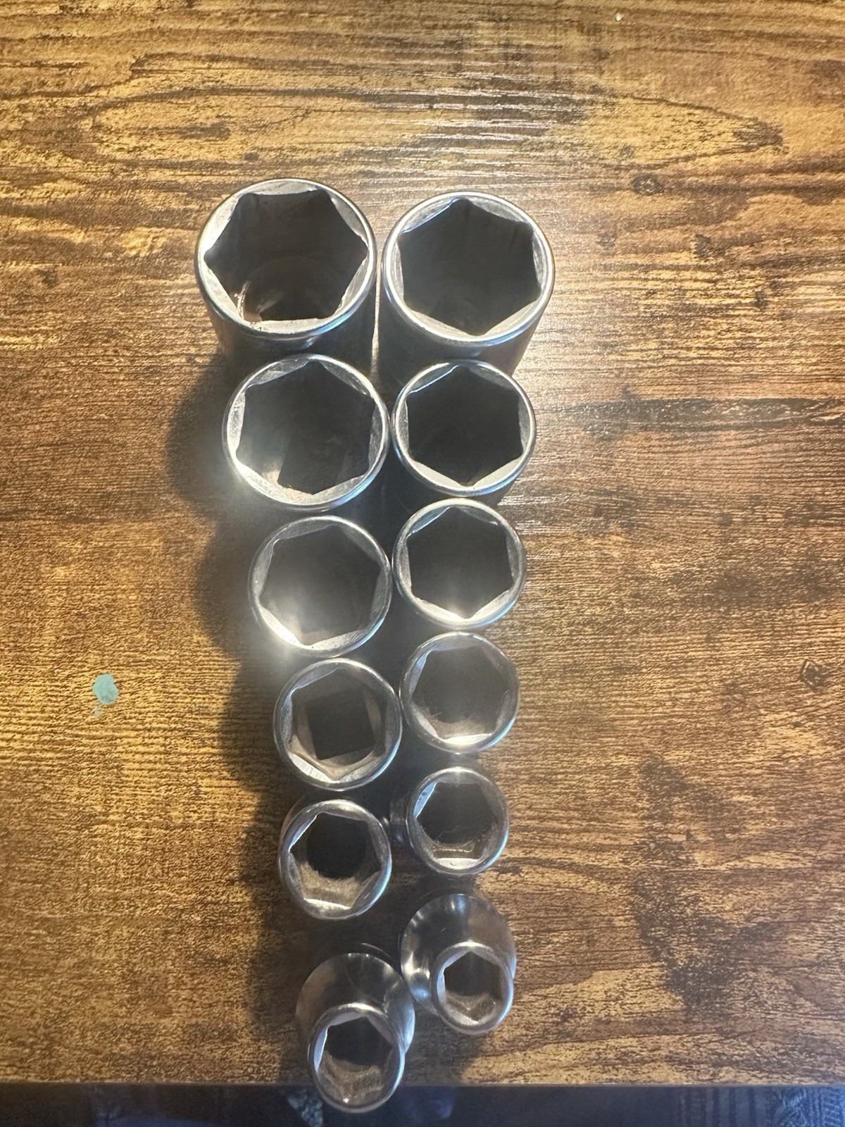 12 Piece Snap On 1/2 Drive Socket Set In Sae