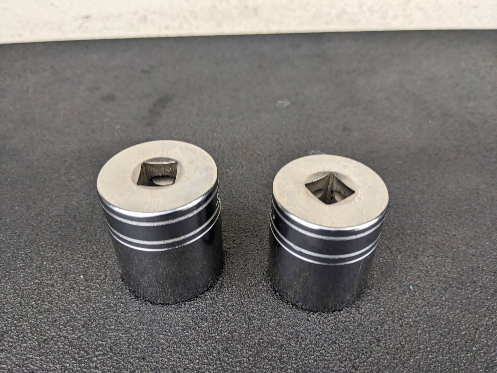 #bp073 Snap-on Tools USA TW381 TW401 1/2″ Drive SAE 6pt Chrome Sockets