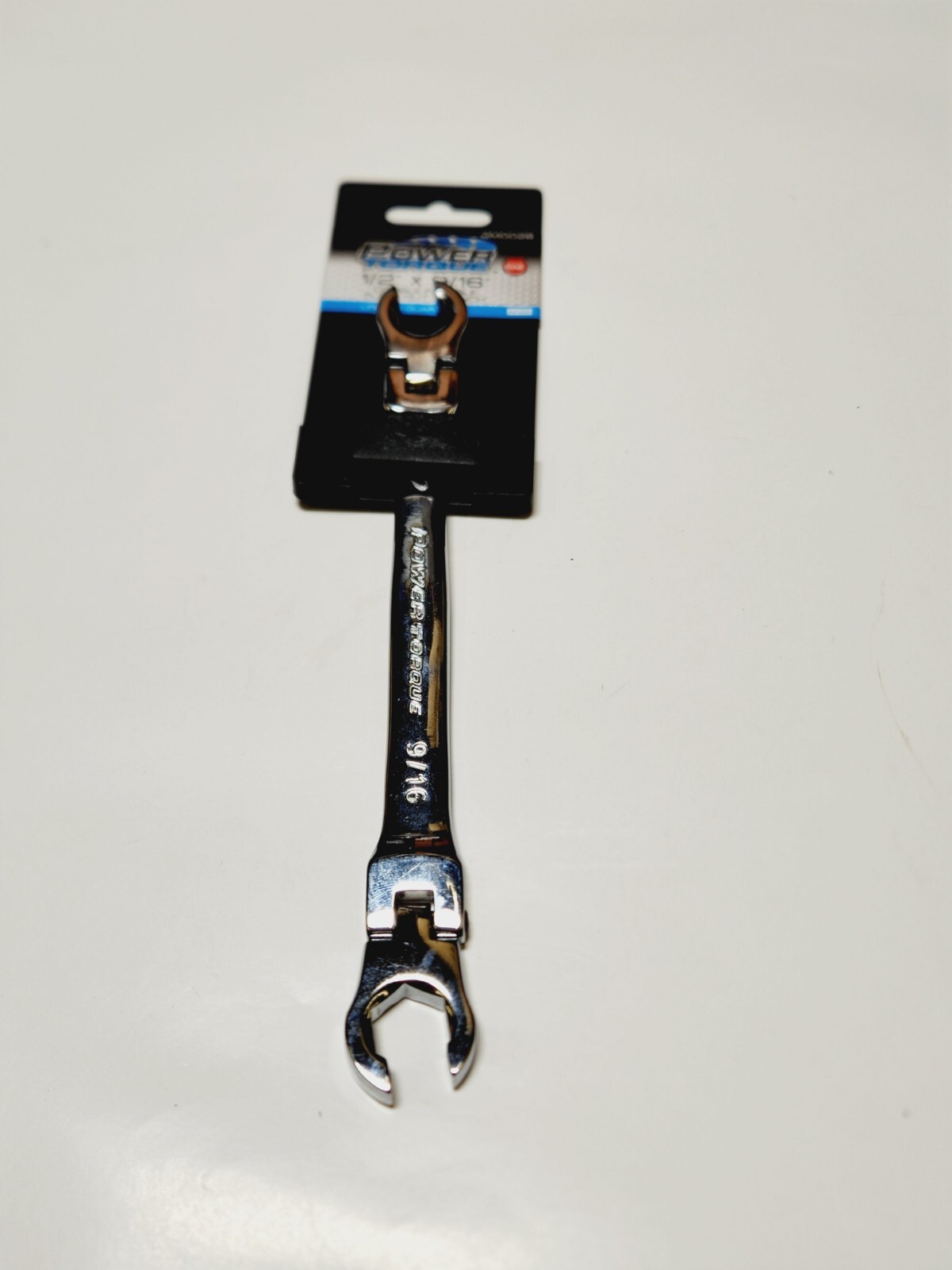 Power Torque 1/2″ X 9/16″ Double Flare Nut Flex Wrench SAE