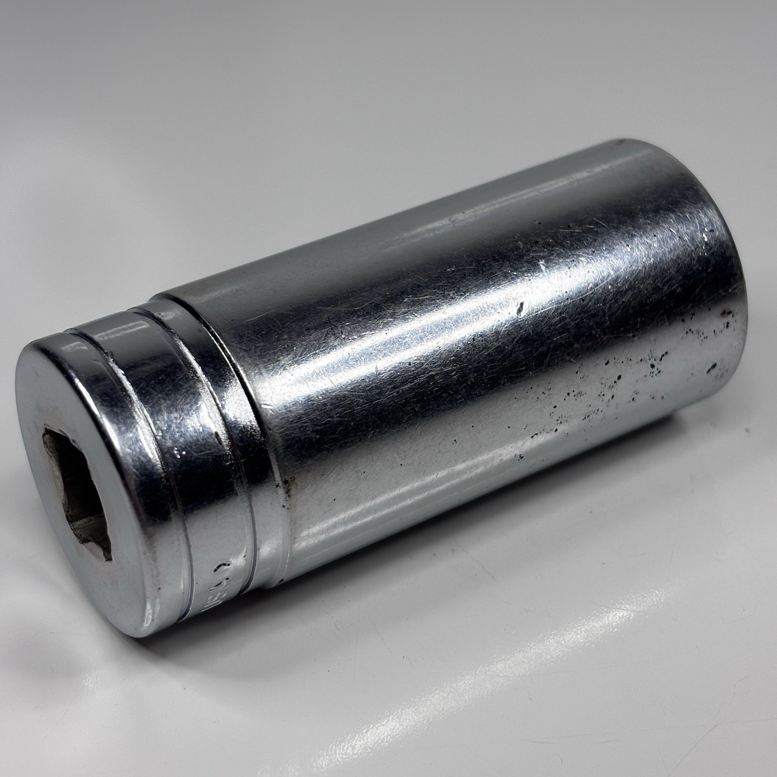 Snap On Tools TS341 1/2 Dr 6Pt SAE 1-1/16 Flank Dr Deep Chrome Socket USA 1991