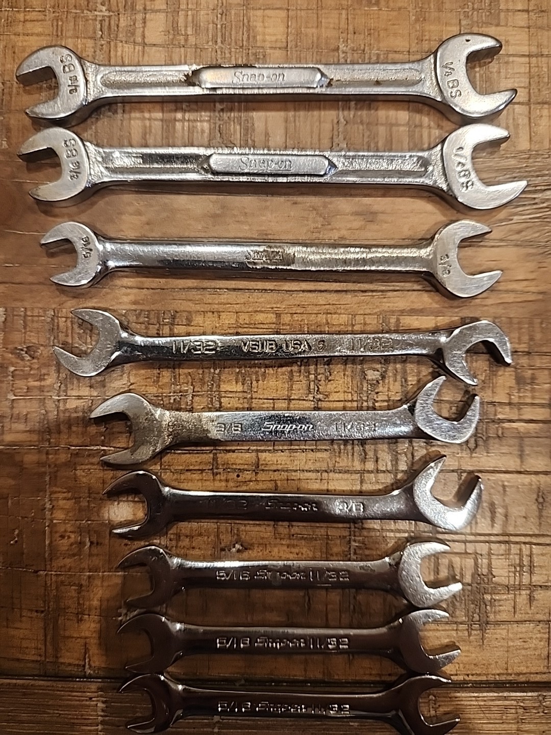 *SNAP ON TOOLS MISC SMALL WRENCHES DIFFERENT SIZES