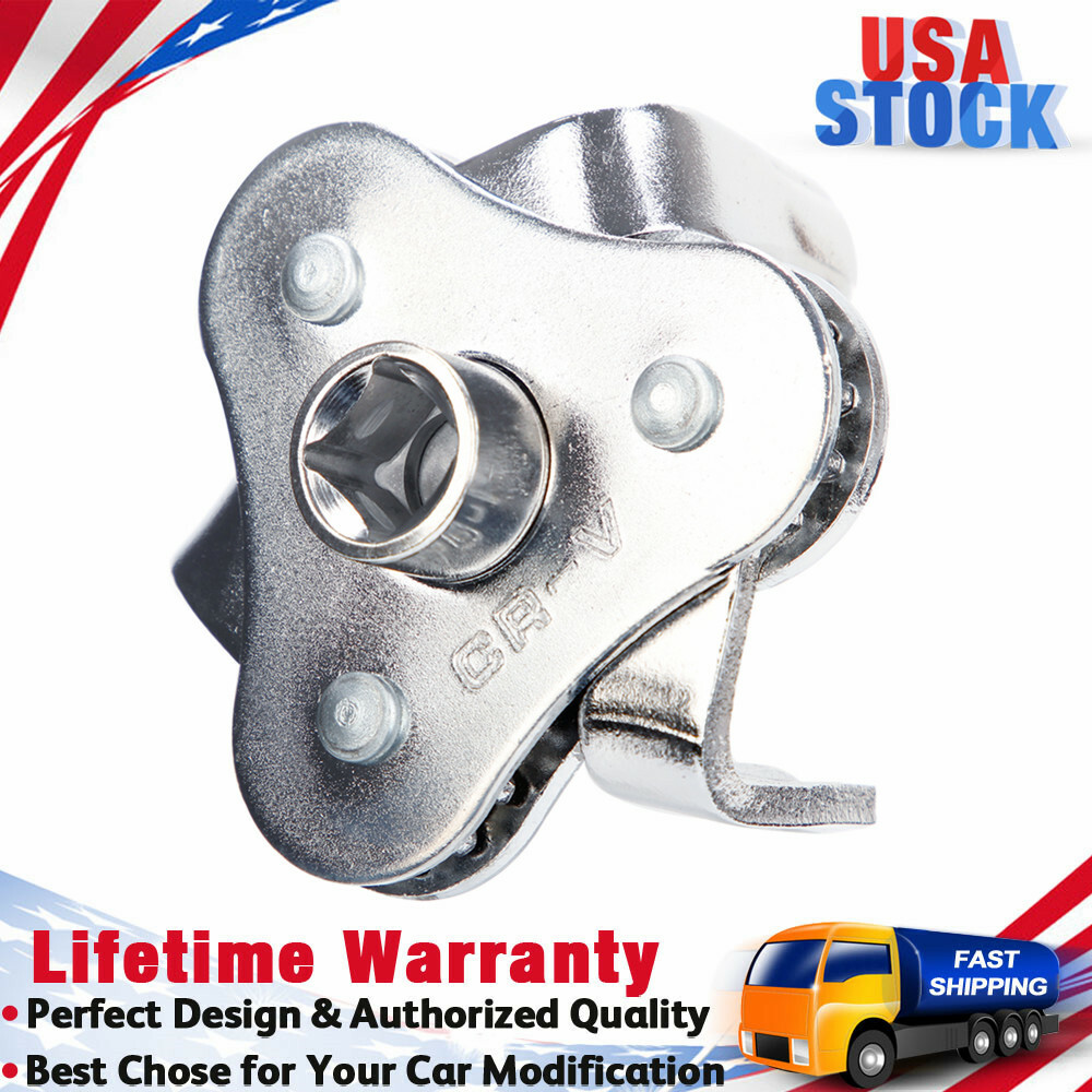 Universal 2 Way 3 Jaw Oil Filter Wrench Removal Tool Fully Adjustable Heavy Duty