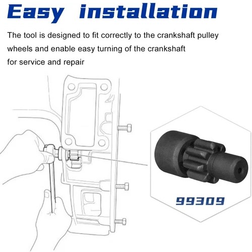 99442 & 99414 Injector Setting Tool + 99309 Crankshaft Rotator for Scania Truck