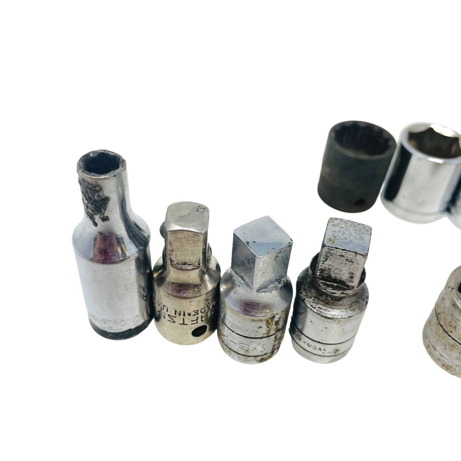 18 Pcs SK, Craftsman and Assorted 45159, 14mm 3/8 in Drive Extension, Socket Set