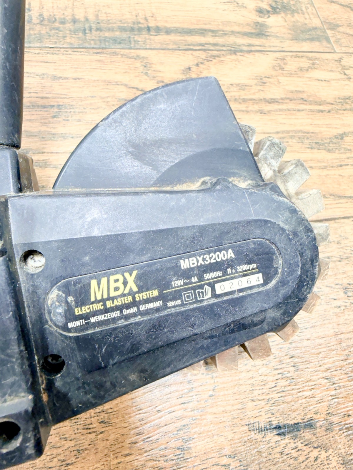 Monti MBX3200X/A Corded Electric Bristle Blaster Industrial Y321