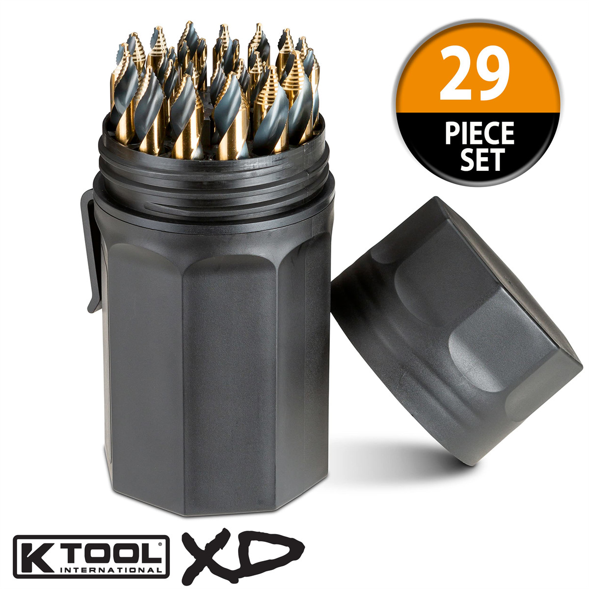K Tool XD3106 Speedy Tip Cobalt Tungsten Drill Bit Set 1/16 to 1/2 Inch