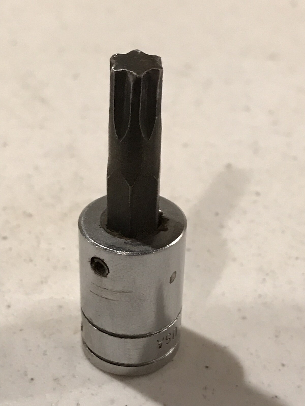 SNAP-ON 3/8″ DRIVE T50 STANDARD TORX BIT CHROME SOCKET FTX50E USA SNAP ON