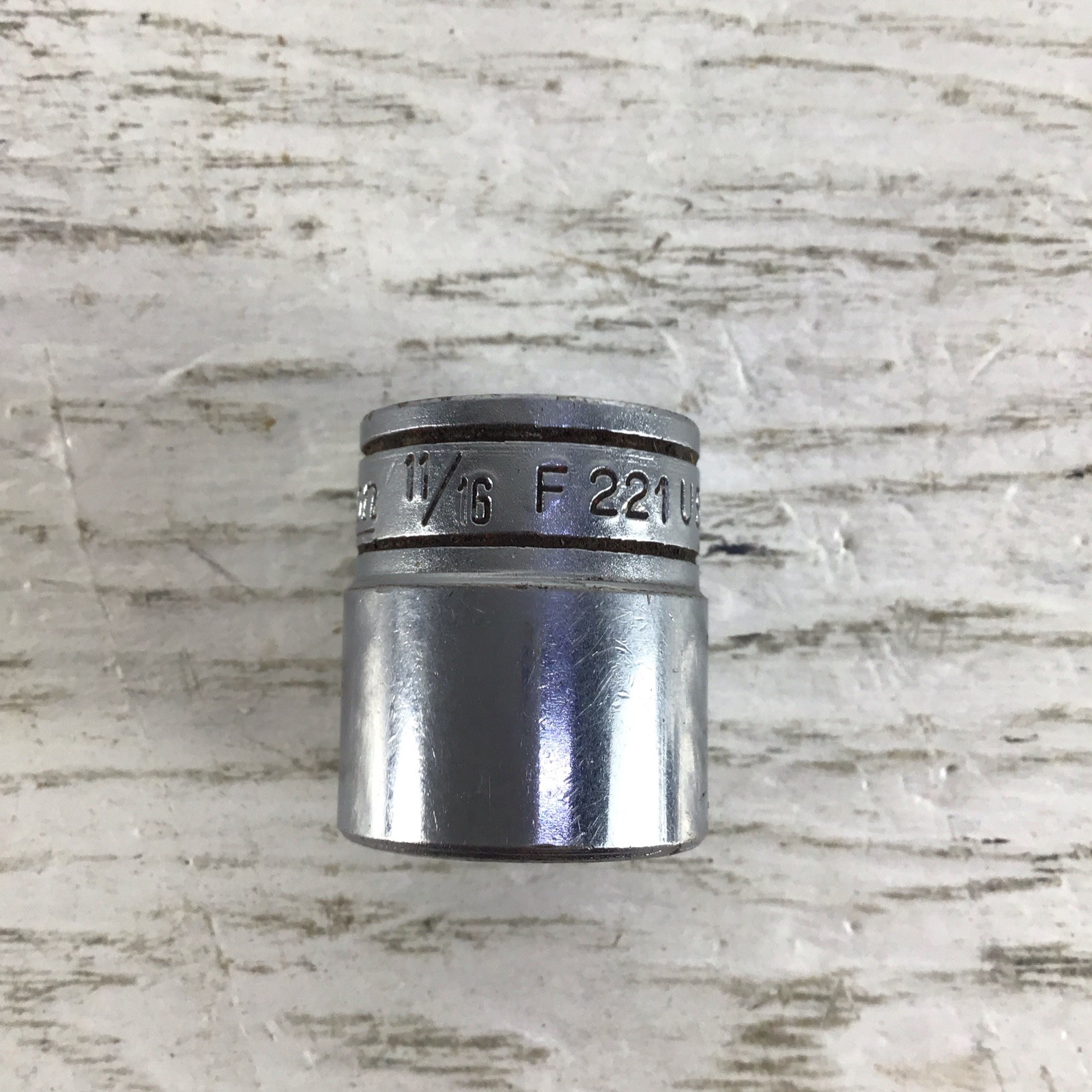 Lot Of 4 Snap-On 3/8″ Drive F221, SFS161, SFS101, FS101 sockets deep shallow