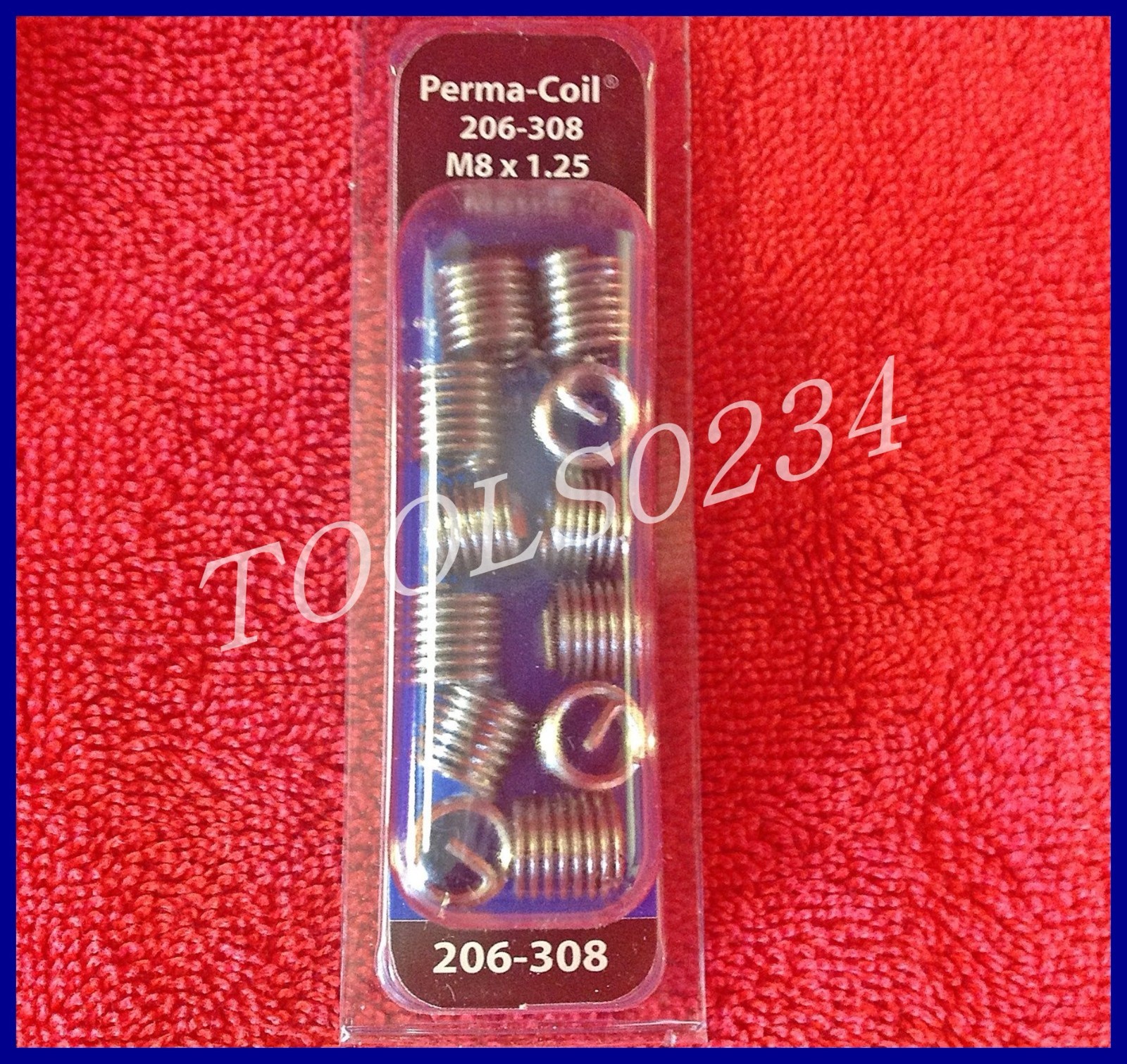 M8 x 1.25 Metric Inserts Perma Coil 206-308 USA Fits Heli Pack of 12