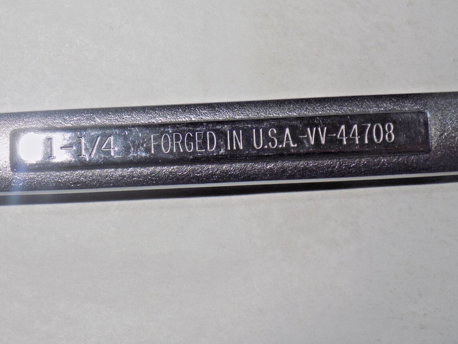 A++ USA Craftsman 44708 (-VV-) 1 1/4″ Combo Wrench-A++ Unused?